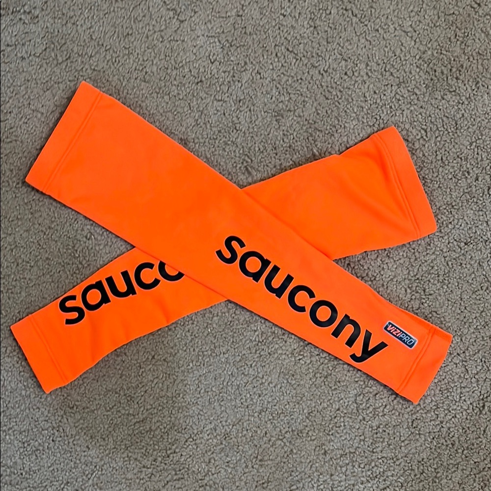 Saucony ViziPro Orange Arm Sleeves